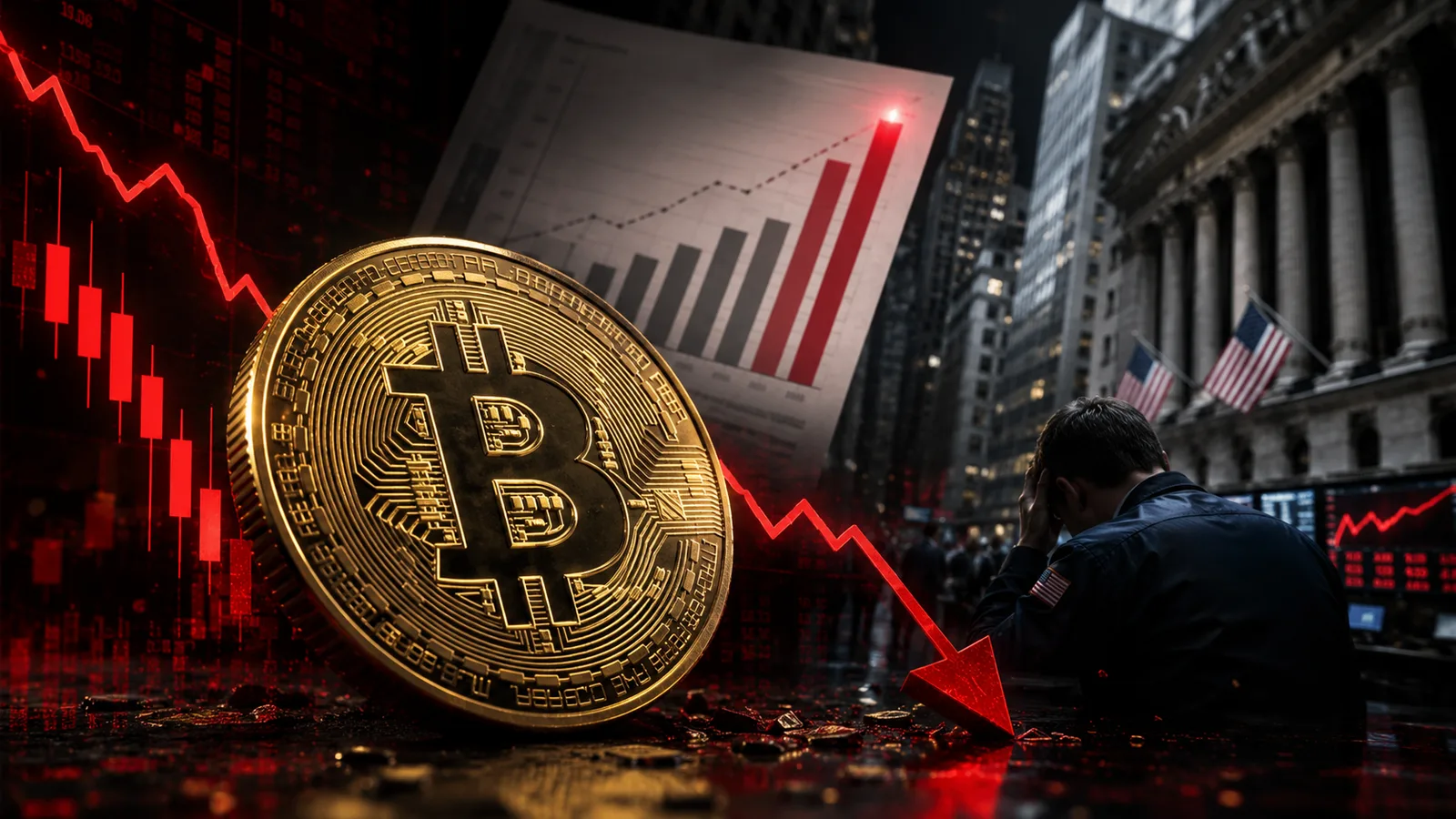 Bitcoin cae junto a Wall Street tras un dato de empleo en EE. UU. que duplicó las previsiones