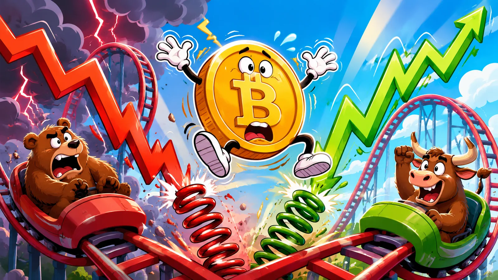 CME estrena futuros para operar la volatilidad de bitcoin, no su precio. Fuente: Imagen creada con Inteligencia Generativa