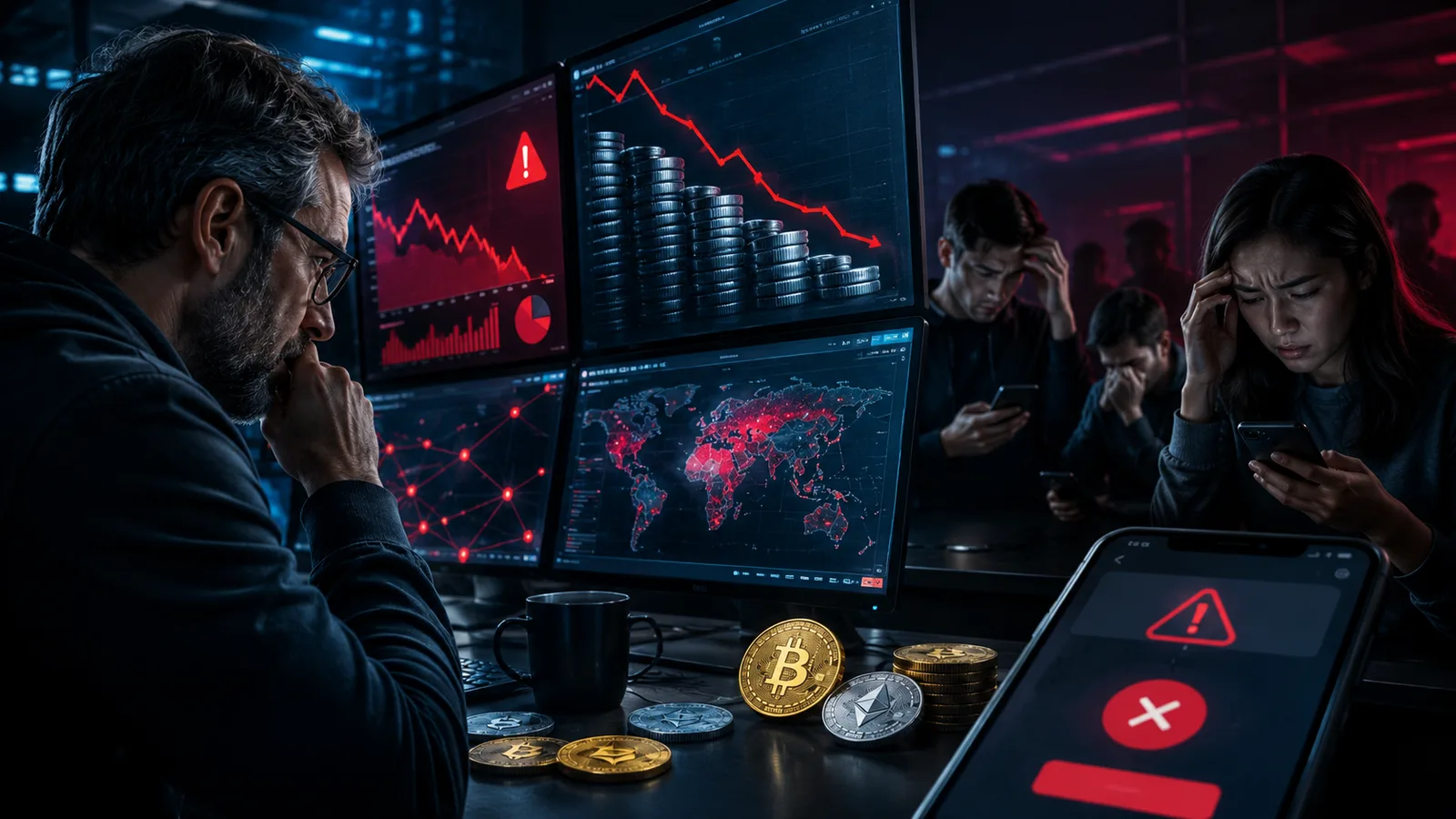 ZachXBT cuestiona las reservas de JuCoin mientras usuarios reportan retiros bloqueados. Fuente: Imagen creada con Inteligencia Generativa