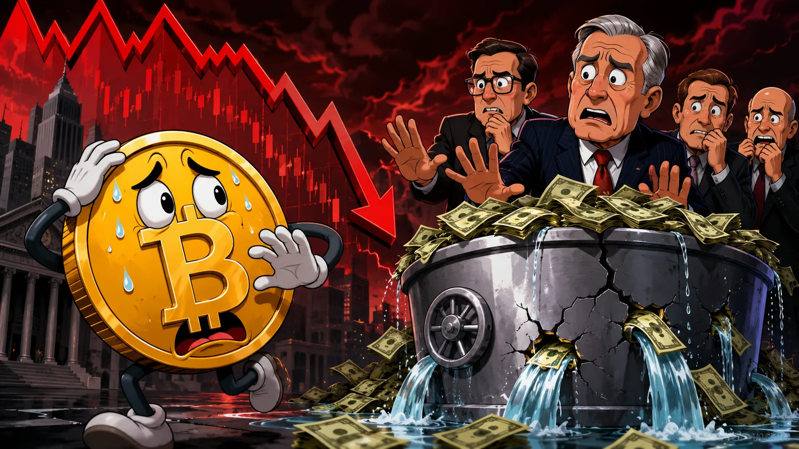 JPMorgan y Grayscale alertan: por qué los dividendos de Strategy preocupan al mercado de bitcoin. Fuente: Imagen creada con Inteligencia Generativa