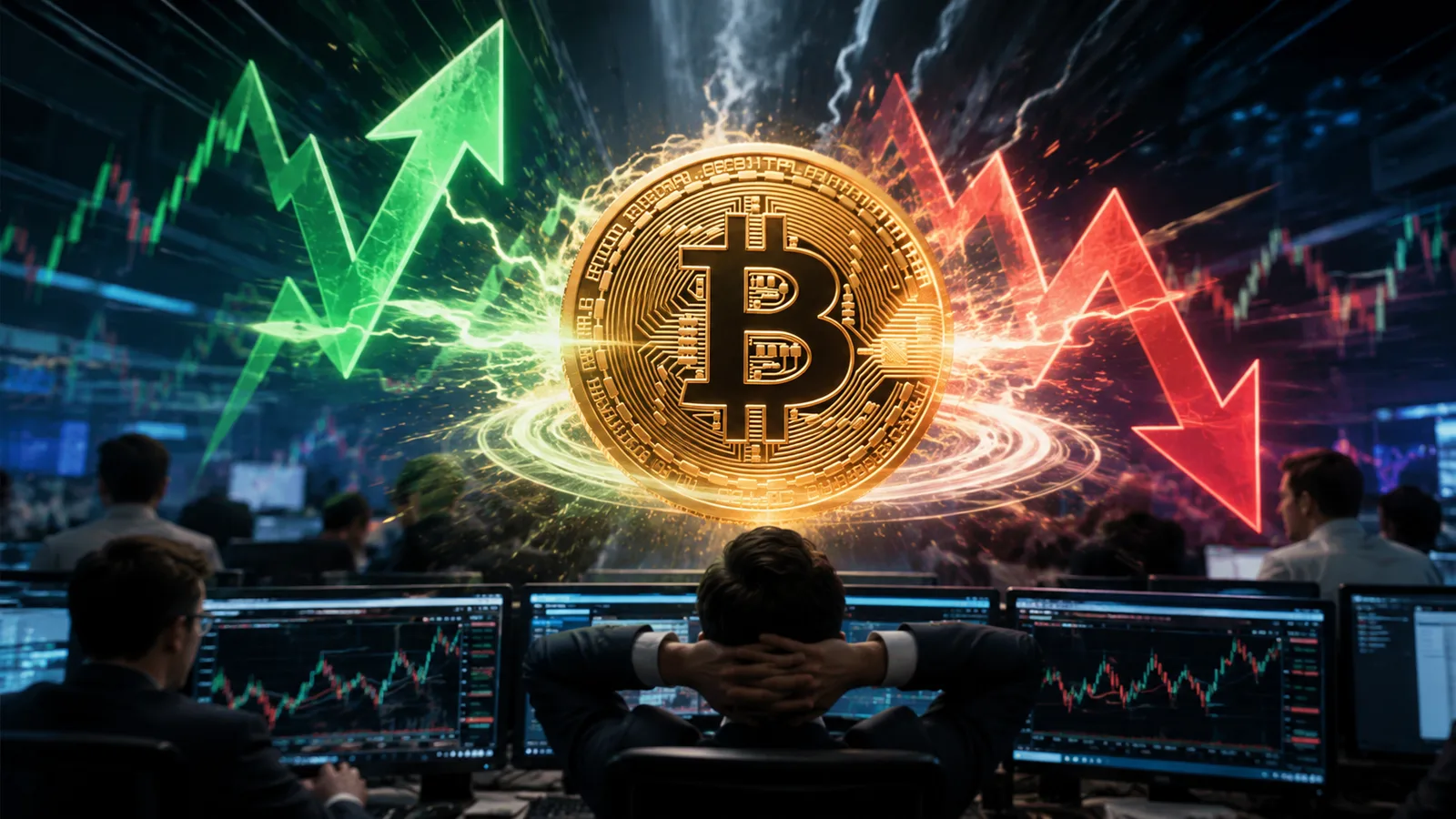 CME lanza futuros de volatilidad de bitcoin: apostar por la magnitud del movimiento, no por su dirección. Fuente: Imagen creada con Inteligencia Generativa