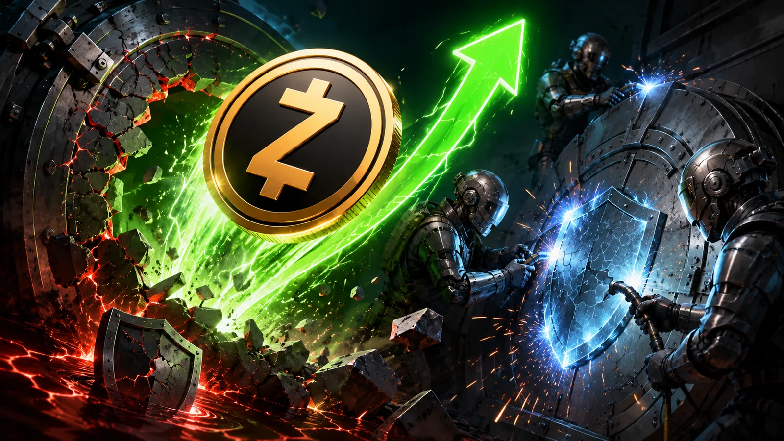 Zcash rebota un 45% mientras sus desarrolladores proponen Ironwood para tapar un fallo en el pool blindado. Fuente: Imagen creada con Inteligencia Generativa