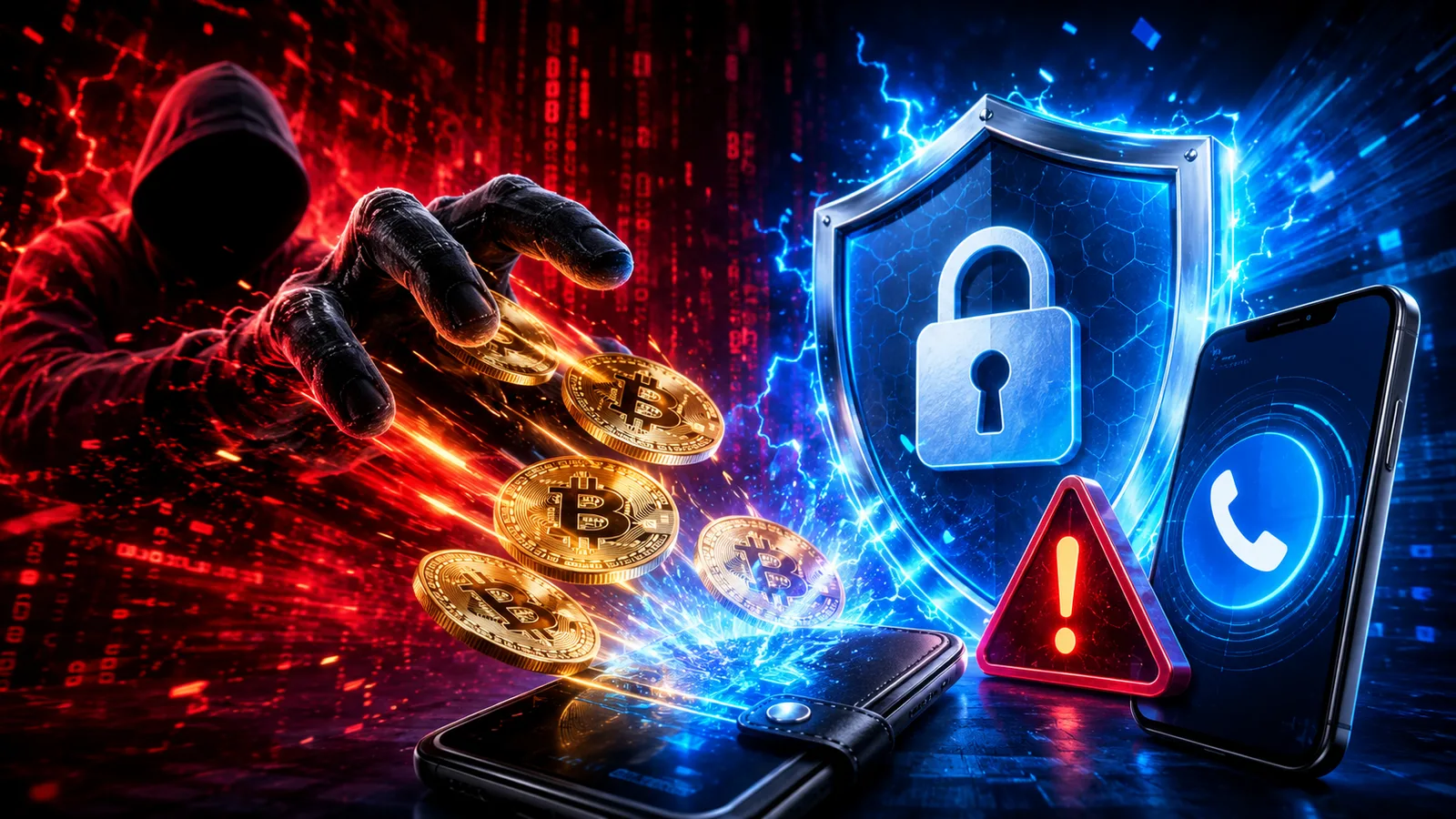 Persona revisando en un ordenador el explorador de bloques tras el robo de sus criptomonedas. Fuente: Imagen creada con Inteligencia Generativa