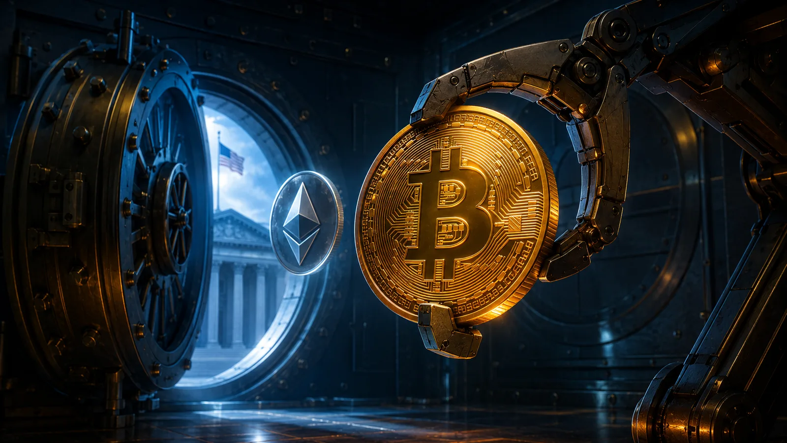 Gobierno de EE. UU. mueve USD 297 millones en bitcoin y ether incautados a Coinbase Prime