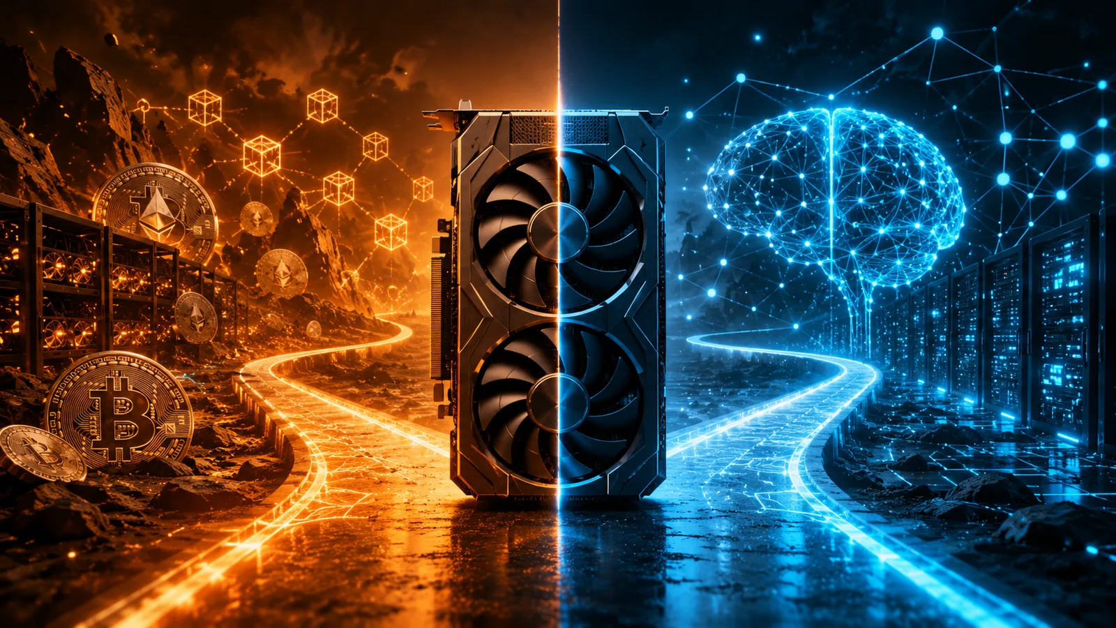 GPU dividida entre minería cripto e inteligencia artificial, minar o alquilar tu tarjeta gráfica para IA